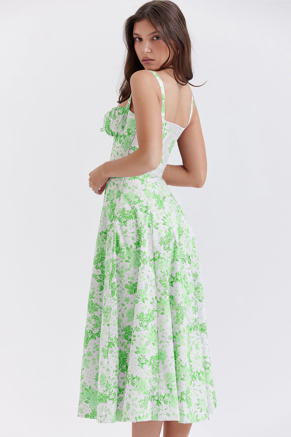 Women's French Style Corset Bust Slip Dress — Gathered Sweetheart Neckline Sleeveless Midi & Mini Dress, Elegant Summer Sundress in 30+ Colors S–2XL