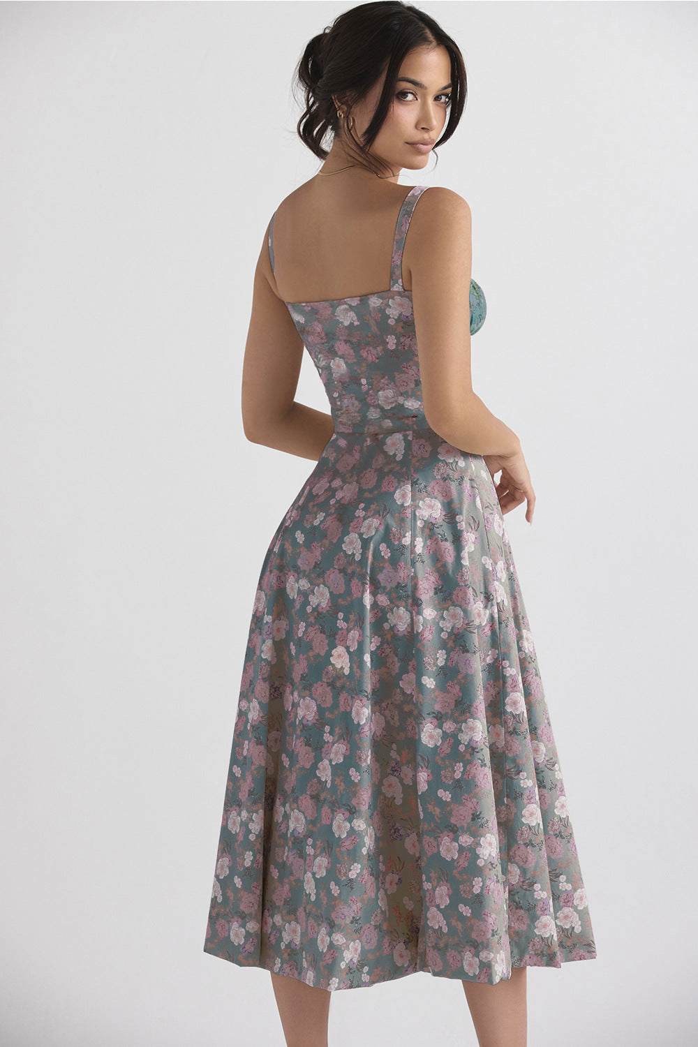 Women's French Style Corset Bust Slip Dress — Gathered Sweetheart Neckline Sleeveless Midi & Mini Dress, Elegant Summer Sundress in 30+ Colors S–2XL