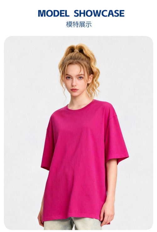Premium 200g Pure Cotton Oversized T-Shirt  100% Cotton · 200g Heavyweight · Unisex · 19 Colors