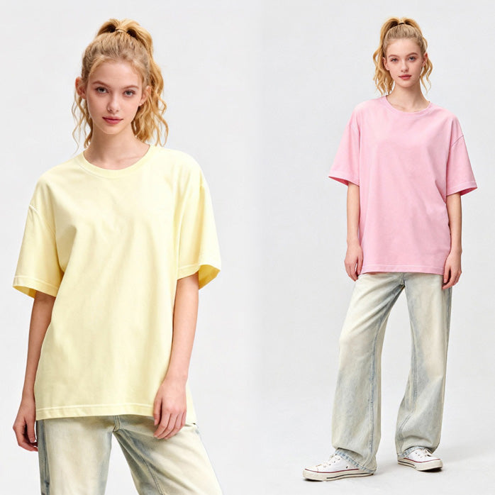 Premium 200g Pure Cotton Oversized T-Shirt  100% Cotton · 200g Heavyweight · Unisex · 19 Colors